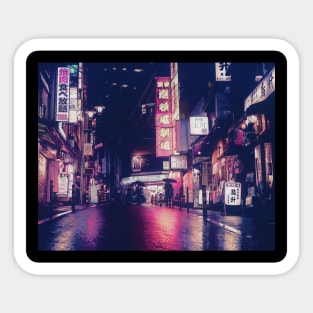 Tokyo Streets #2 (Anime Style) Sticker